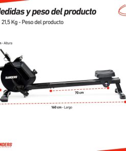 Simulador De Remo Magnetico Randers Arg-903-x De Acero