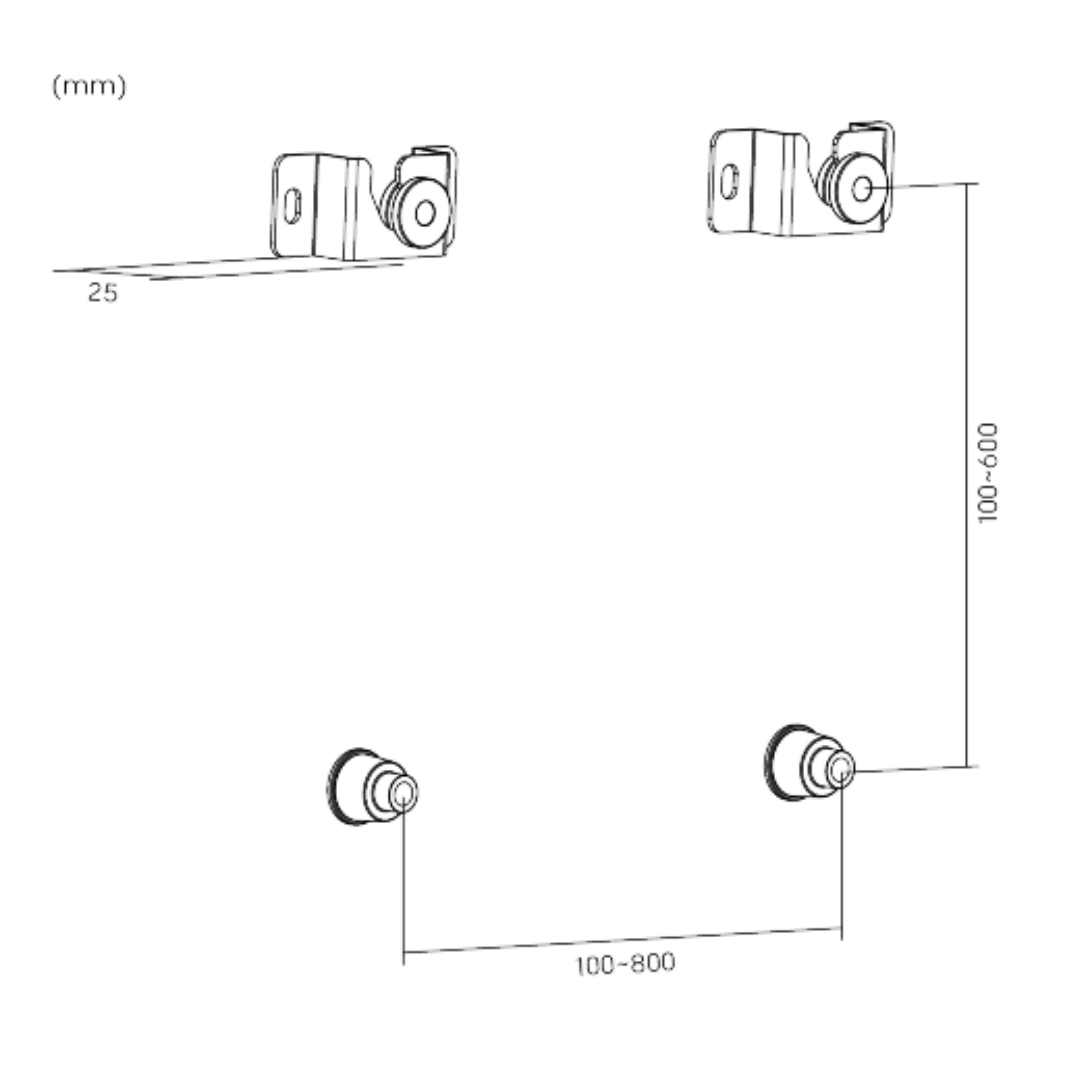 Soporte Fijo Brateck LED-11 para TV hasta 70''