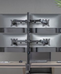 Soporte Monitor LDT66-C048 Cuádruple Articulado hasta 32''