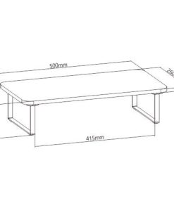 Soporte de escritorio Brateck elevador de monitor 13''-32''