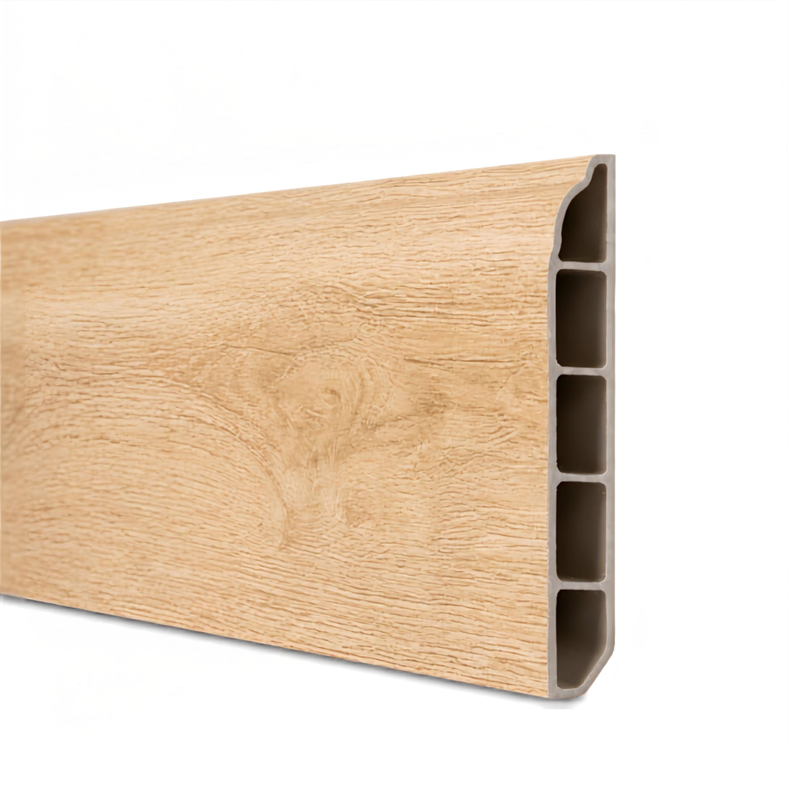Zócalo SPC 05002 Símil Madera Natural 2,40 m Resistente