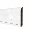 Zócalo SPC 05005 Símil Madera Blanco 2,40m Resistente al Agu