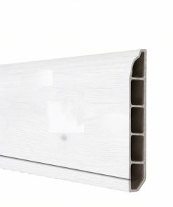 Zócalo SPC 05005 Símil Madera Blanco 2,40m Resistente al Agu
