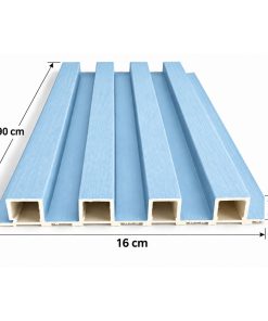 Copia - Wpc Revestimiento Simil Madera Lambrin 2.90x16 cm Celeste / G-26-2