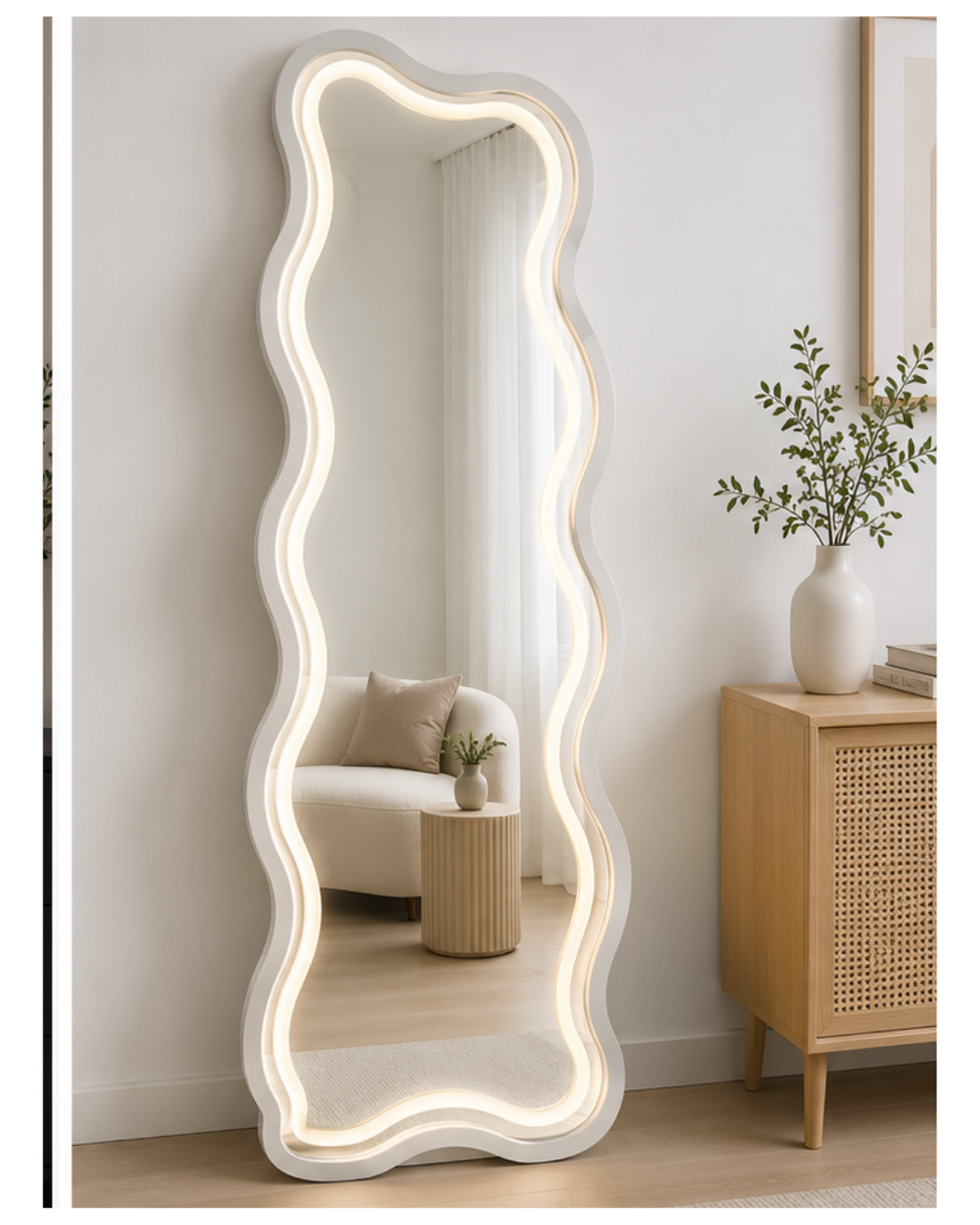 Espejo De Pie Irregular Cuerpo Entero RBL01 60 X 160 Cm Espejo De Pie Irregular Cuerpo Entero RBL01 60 X 160 Cm