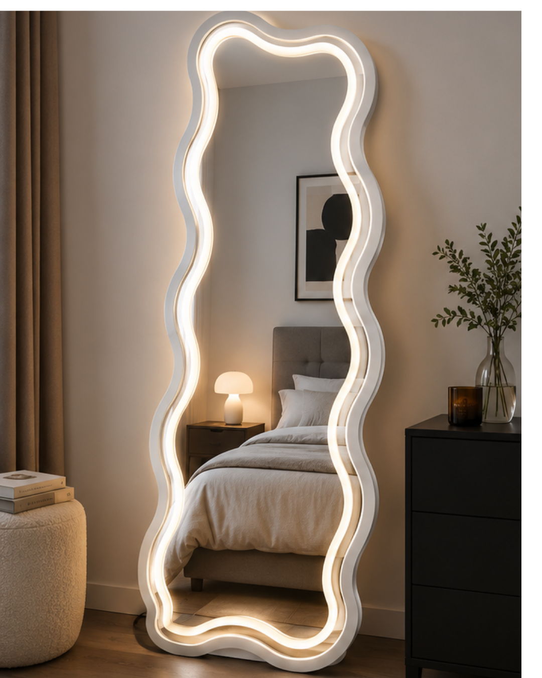 Espejo De Pie Irregular Cuerpo Entero RBL01 60 X 160 Cm Espejo De Pie Irregular Cuerpo Entero RBL01 60 X 160 Cm