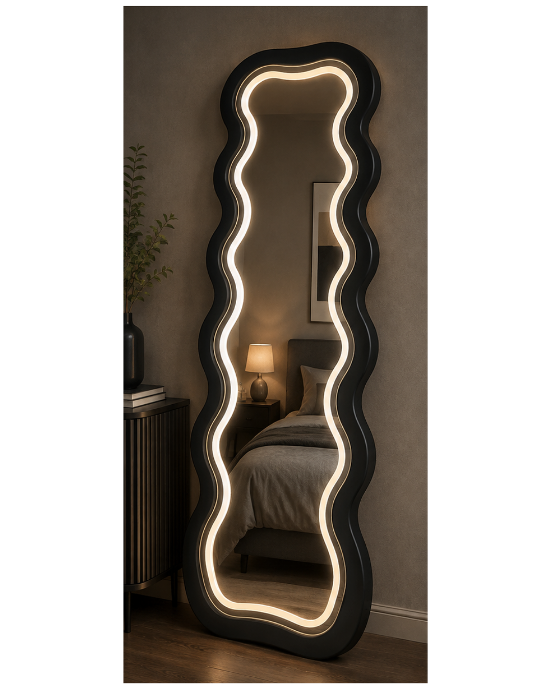 Espejo De Pie Irregular Cuerpo Entero RBL02 60 X 160 Cm Espejo De Pie Irregular Cuerpo Entero RBL02 60 X 160 Cm