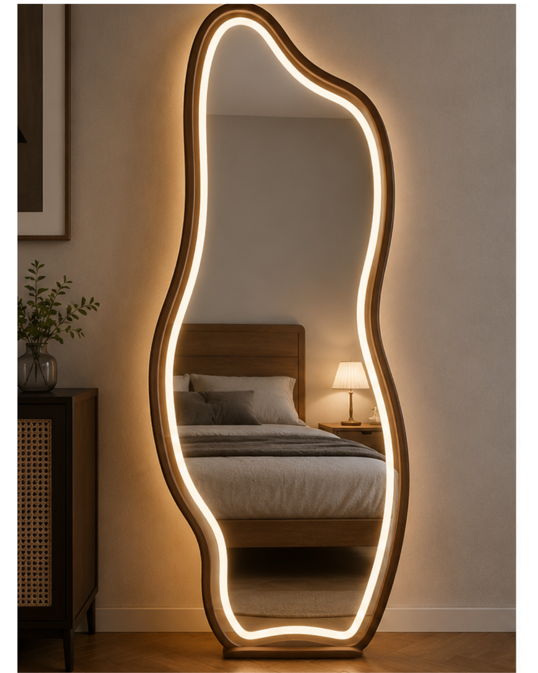 Espejo Irregular Cuerpo Entero MK02 50 X 160 Cm Espejo Irregular Cuerpo Entero MK02 50 X 160 Cm