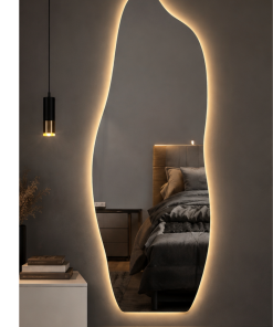 Espejo Irregular Sin Marco Cuerpo Entero Led HT03 150x50cm