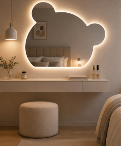 Espejo Irregular Sin Marco Led XX01 Desempañador 60 x 75 cm