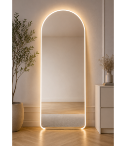 Espejo Oval Cuerpo Entero Led WK01 160x50cm