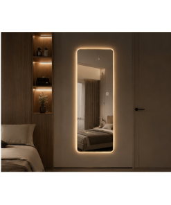 Espejo Rectangular Con Led Baño CY01 40 X 140Cm Desempañador