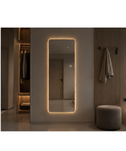 Espejo Rectangular Con Led Baño CY01 40 X 140Cm Desempañador