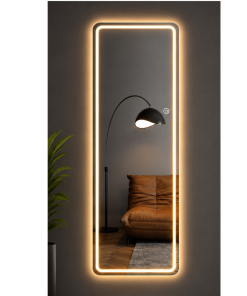 Espejo Rectangular Con Led Baño CY02 50 X 150Cm Desempañador