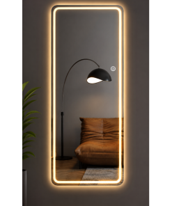 Espejo Rectangular Con Led Baño CY02 50 X 150Cm Desempañador