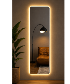 Espejo Rectangular Con Led Baño CY03 50 X 150Cm Desempañador