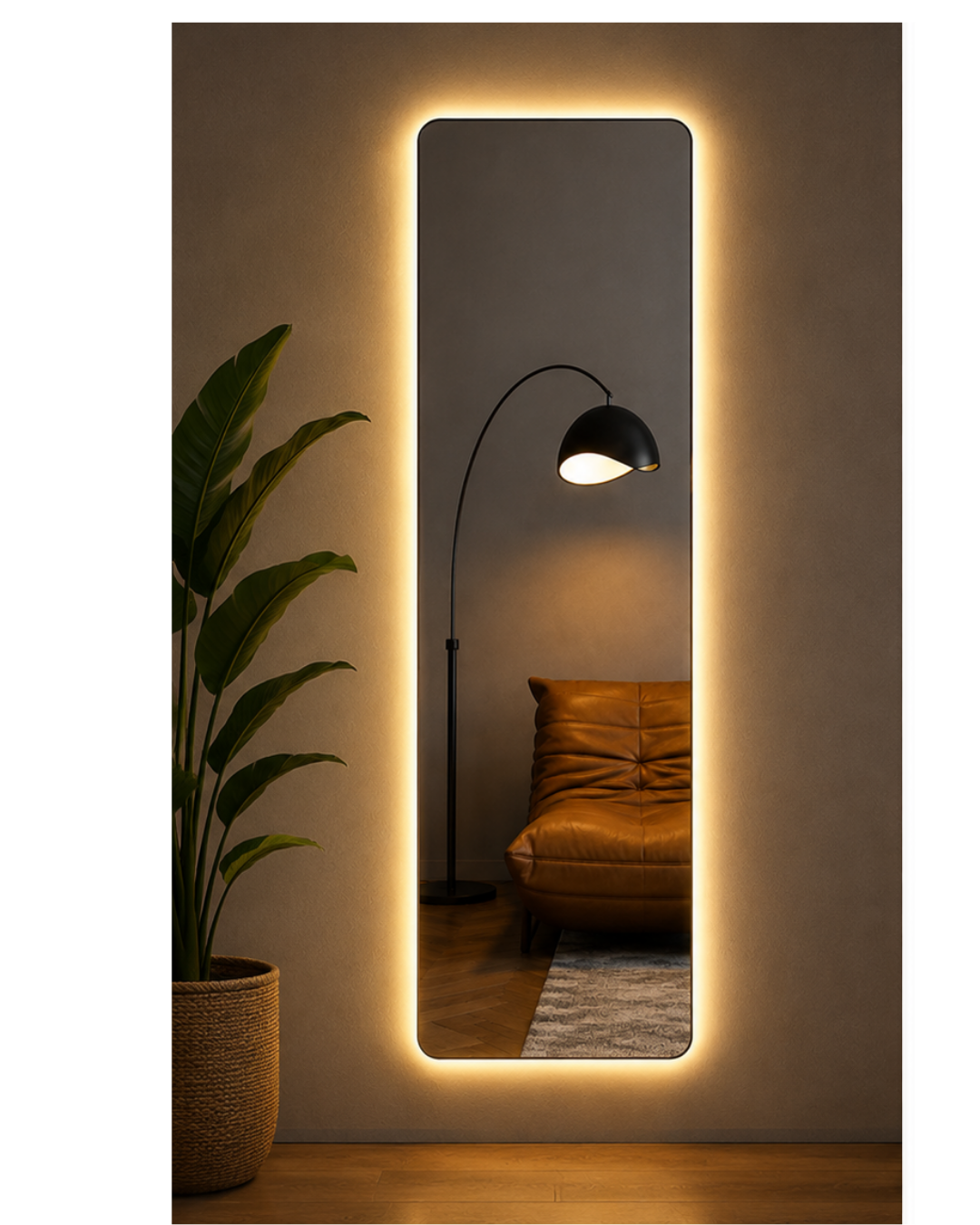 Espejo Rectangular Con Led Baño CY03 50 X 150Cm Desempañador Espejo Rectangular Con Led Baño CY03 50 X 150Cm Desempañador