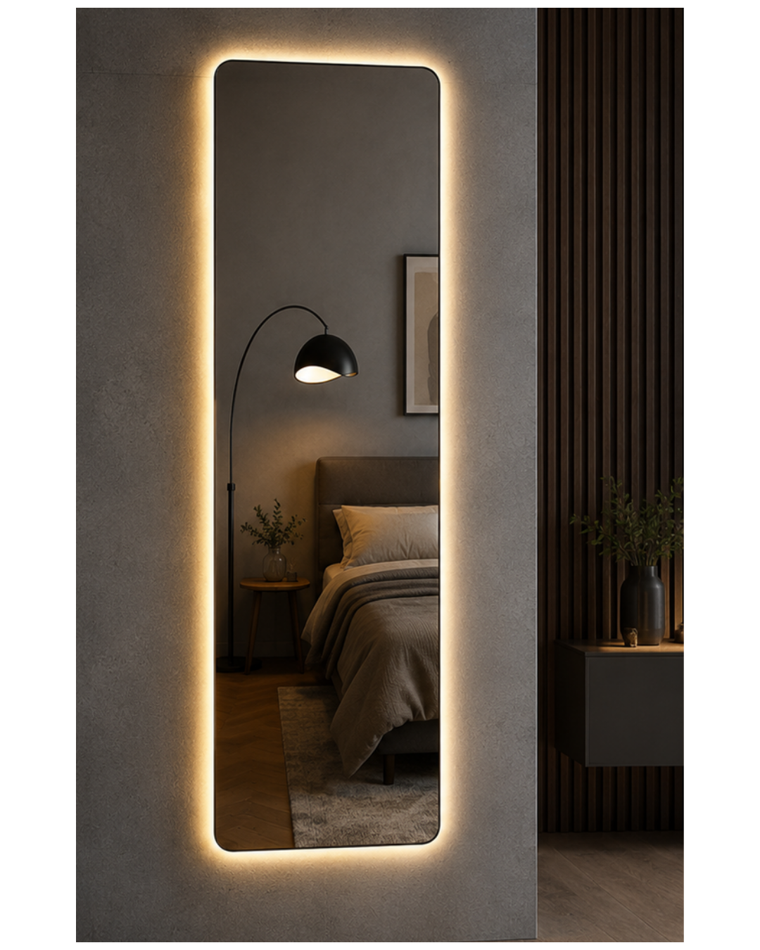 Espejo Rectangular Con Led Baño CY03 50 X 150Cm Desempañador Espejo Rectangular Con Led Baño CY03 50 X 150Cm Desempañador