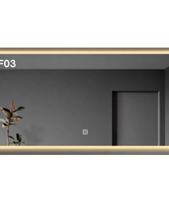 Espejo Rectangular Con Led Baño F03 60 X 80 Cm Desempañador