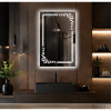 Espejo Rectangular Con Led Baño L-1031 60X80 Cm Desempañador