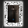 Espejo Rectangular Con Led Baño L-1078 60X80 Cm Desempañador