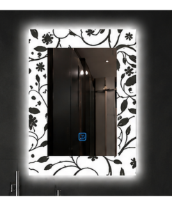 Espejo Rectangular Con Led Baño L-1078 60X80 Cm Desempañador