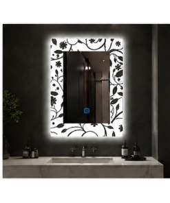 Espejo Rectangular Con Led Baño L-1078 60X80 Cm Desempañador
