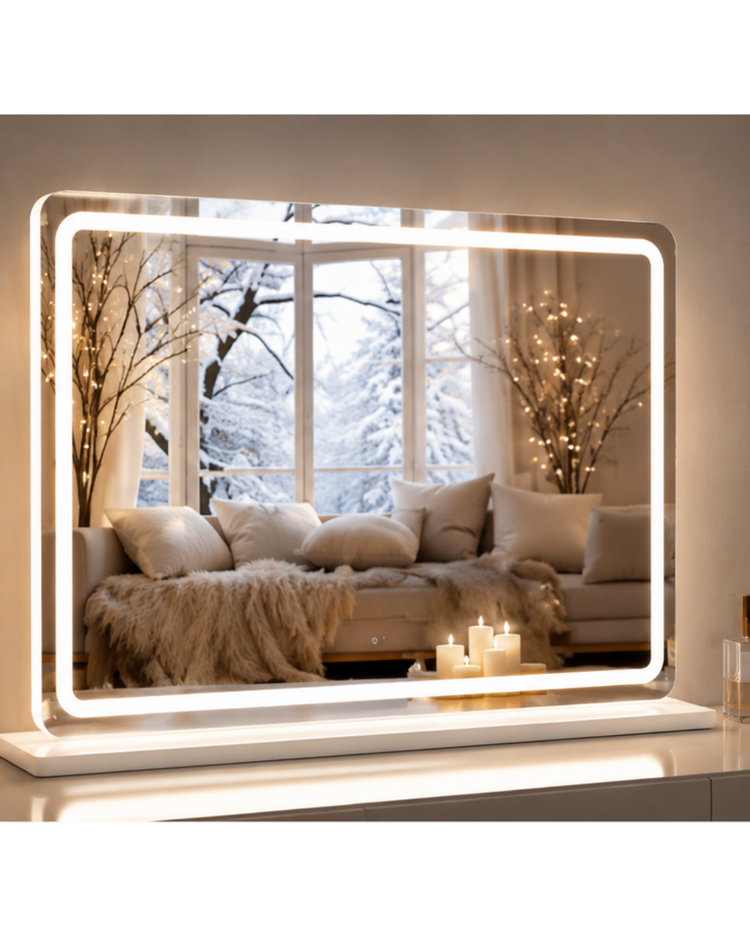 Espejo Rectangular Con Led HZ03 60 X 52 Cm Espejo Rectangular Con Led HZ03 60 X 52 Cm