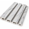 Pack X10 Wpc Simil Madera 2.90x16 cm Blanco Marmol 510202-2