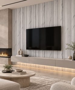 Pack X10 Wpc Simil Madera 2.90x16 cm Blanco Marmol 510202-2