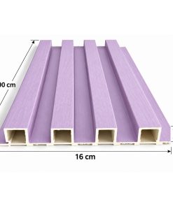Pack X10 Wpc Simil Madera Lambrin 2.90x16 cm Lila Q-C1008-2