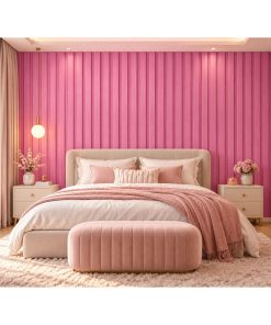Pack X50 Wpc Simil Madera Lambrin 2.90x16 cm Rosa Q-C1006-2