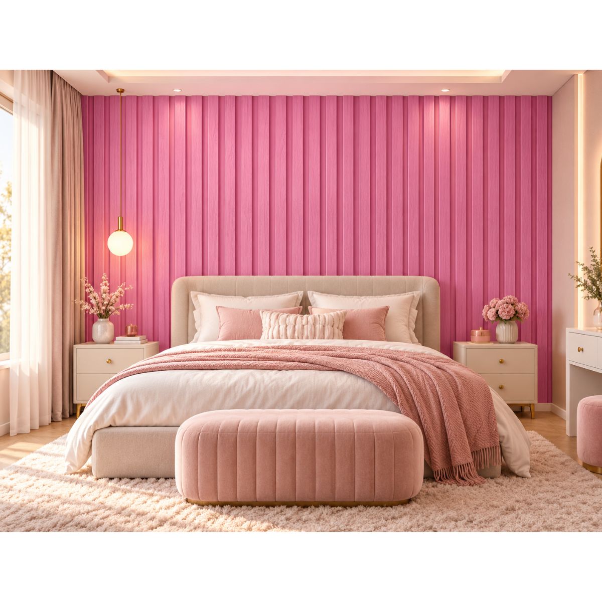 Pack X50 Wpc Simil Madera Lambrin 2.90x16 cm Rosa Q-C1006-2 Pack X50 Wpc Simil Madera Lambrin 2.90x16 cm Rosa Q-C1006-2