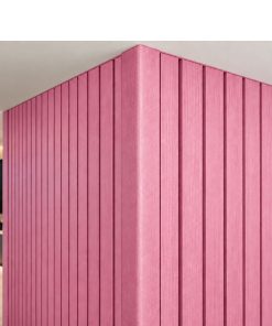Perfil Esquinero L Panel Para WPC Pared Rosa / Q-C1006-2
