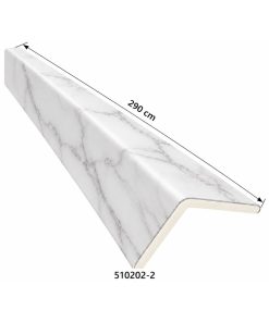 Perfil Esquinero L Panel WPC Pared Blanco Marmol / 510202-2