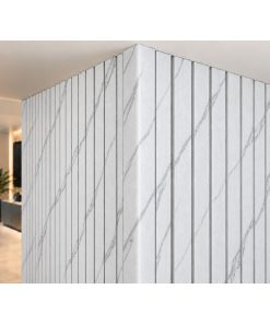 Perfil Esquinero L Panel WPC Pared Blanco Marmol / 510202-2