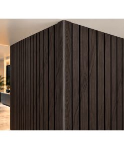 Perfil Esquinero L Panel WPC Pared Ebano Negro / 800023-100