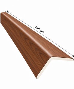 Perfil Esquinero L Panel WPC Pared Marron/Negro / 806802-2