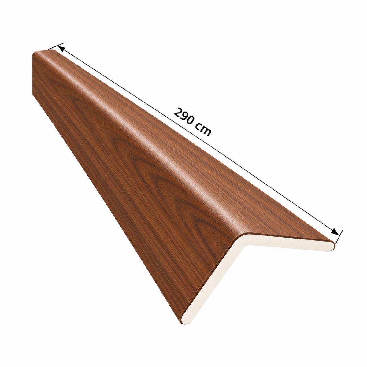 Perfil Esquinero L Panel WPC Pared Marron/Negro / 806802-2