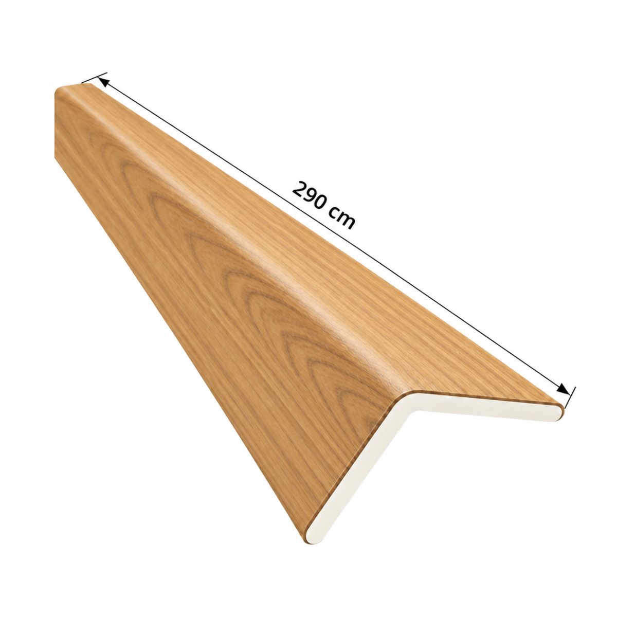 Perfil Esquinero L Panel WPC Pared Roble Dorado / 800911-9 Perfil Esquinero L Panel WPC Pared Roble Dorado / 800911-9