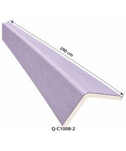 Perfil Esquinero L Para Panel WPC Pared Lila / Q-C1008-2