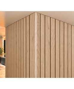 Perfil Esquinero L Para Panel WPC Pared Roble Natural / P46