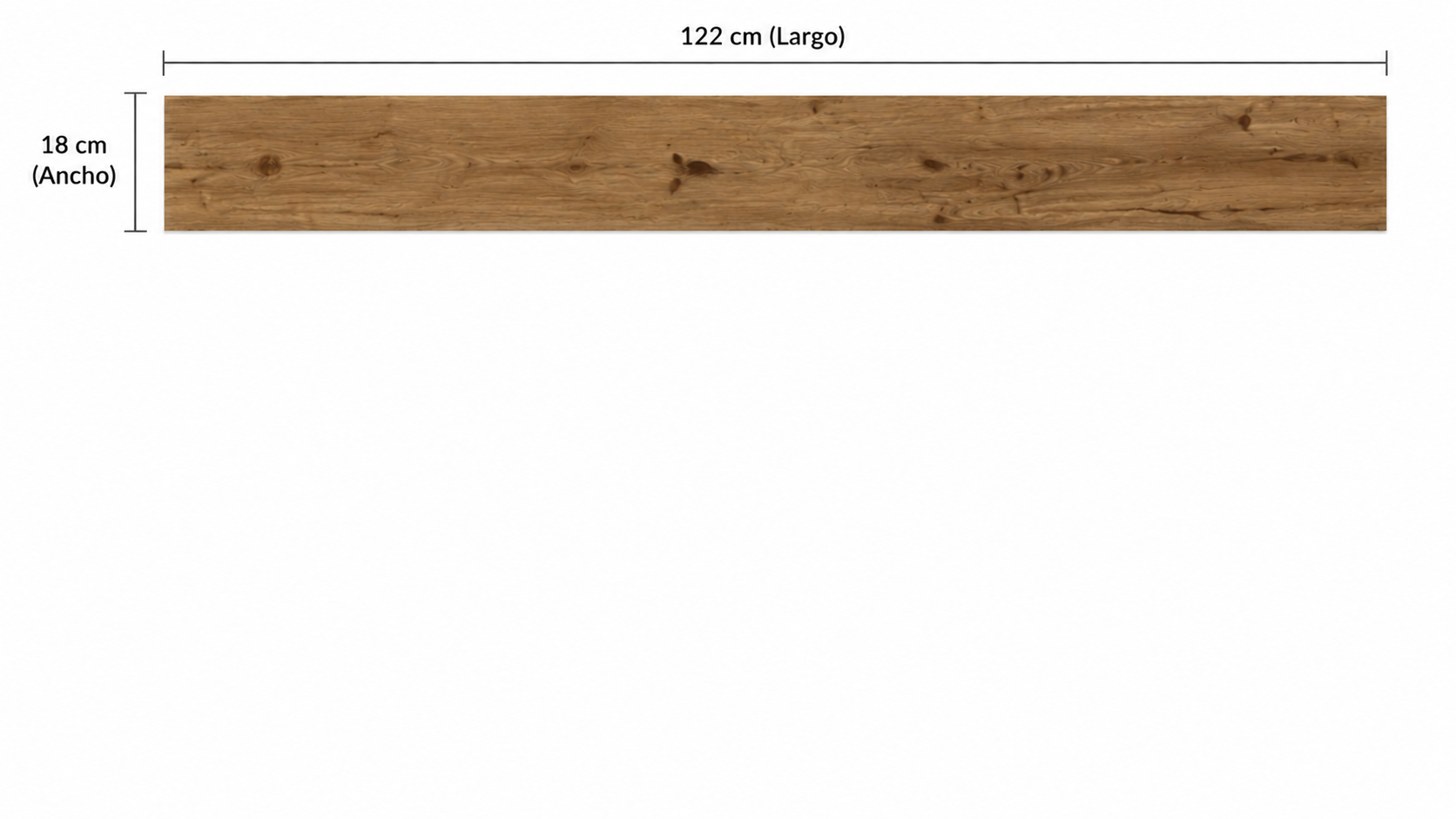 Piso Vinílico SPC 05003 Sistema Click m2 Símil Madera