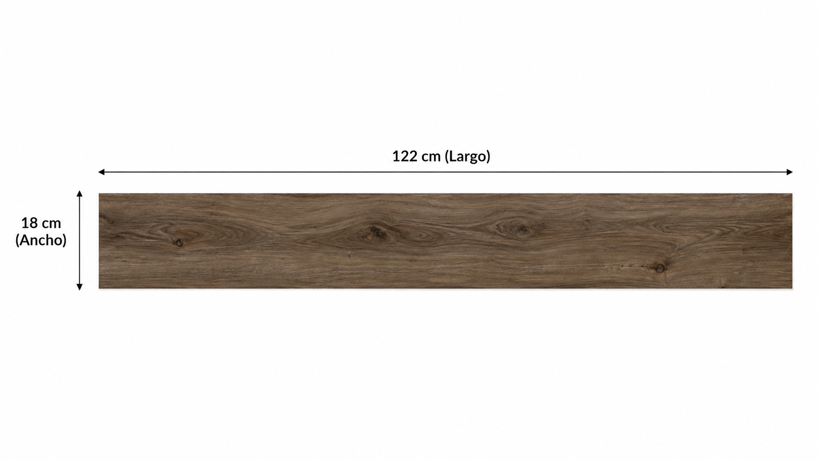 Piso Vinílico SPC 05004 Sistema Click m2 Símil Madera