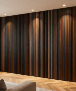 Wpc Revestimiento Simil Madera Duo Negro/Marron claro MMC90