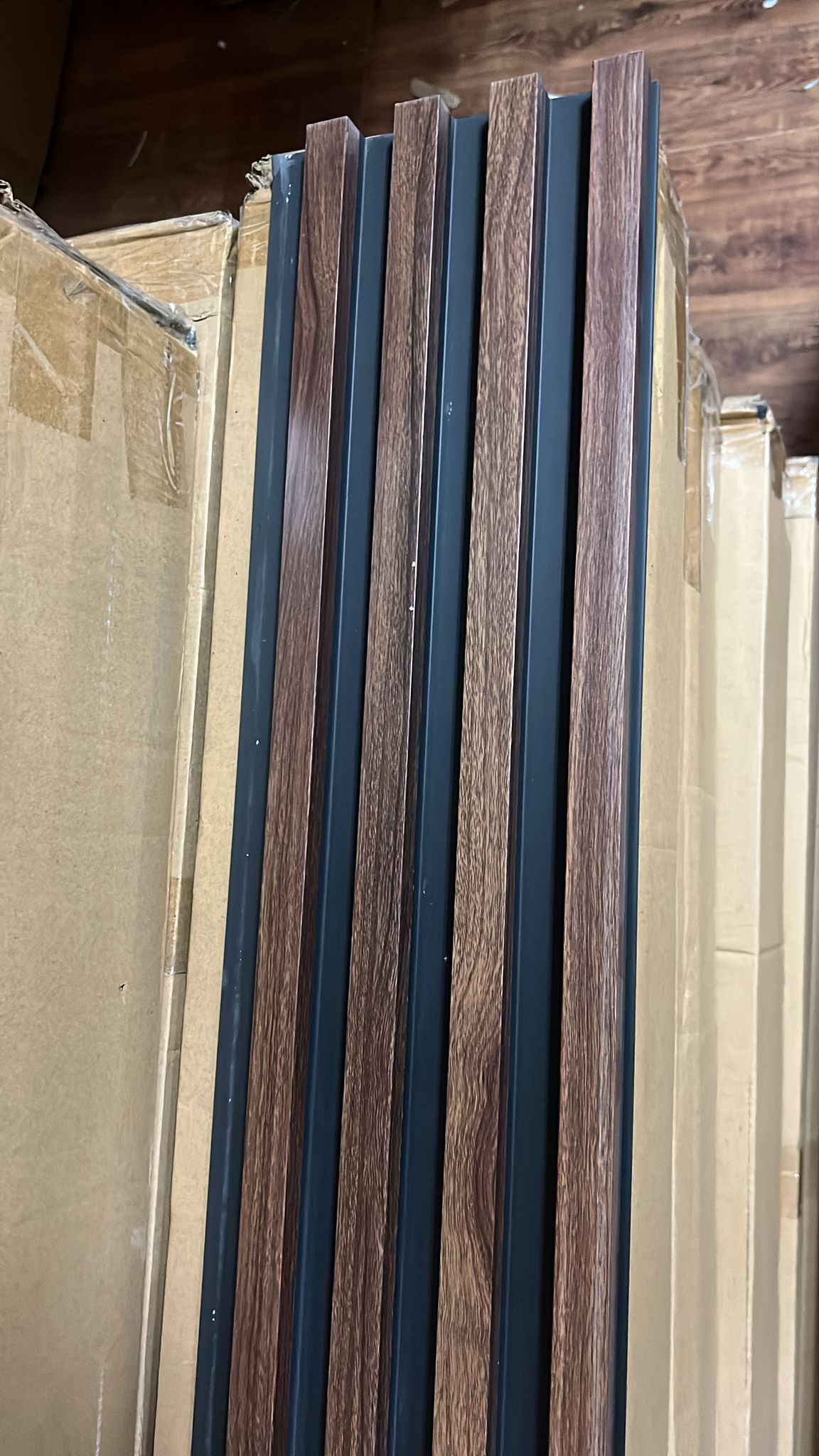 Wpc Revestimiento Simil Madera Duo Negro/Marron claro MMC90 Wpc Revestimiento Simil Madera Duo Negro/Marron claro MMC90