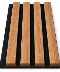 Wpc Simil Madera Lambrin 2.90x16 cm DUO Negro/Caoba / P45