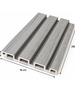 Wpc Simil Madera Lambrin 2.90x16 cm Gris Claro / 807806-41