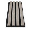 Wpc Simil Madera Lambrin DUO Negro/Gris / Q-K7001-A153