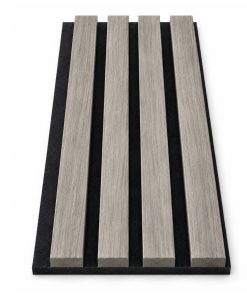 Wpc Simil Madera Lambrin DUO Negro/Gris / Q-K7001-A153
